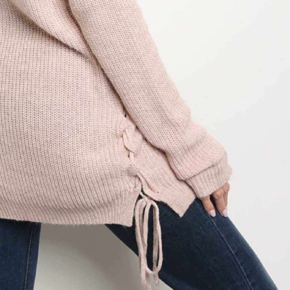 ❄️LAST2️⃣//BLUSH ANGORA BLEND SWEATER - Picture 7 of 11